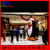 Shopping Mall Beautiful Design LED Light Christmas Snowman Decoration