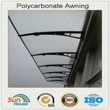 Black Bracket 3mm Solid Sheet PC Awning