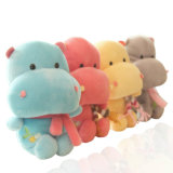 20cm Four Colors Plush Hippo Toys
