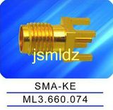 SMA Female Connector, PCB Board, Thread Coupling