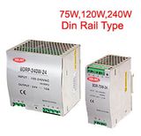 75W, 120W, 240W DIN Rail Type Power Supply