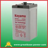 400ah 2V Gel Battery Hybrid Battery for Telecommunication Equipment