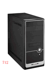 Micro ATX Computer Case /Black Body, Slim Computer Case