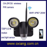 720p WiFi PIR Light Camera with 30meters Illumination Range