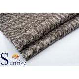 Wool Polyester Knitted Herrinbone Twill Woolen (SRS 100423)