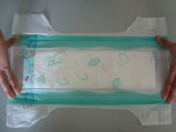 OEM Economic PE Film Disposable Baby Diaper (AT-007)