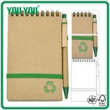 Top Binding Spiral Notebook with Pen