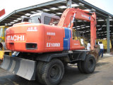 Used Excavator Hitachi Ex100wd, Used Wheel Excavator Hitachi Ex100