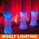 Square High LED Cocktail Table Party Decoration