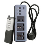 Energy-Saving Remote Control Extension Socket with Three Holes