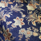 Chenille Floral Jacquard Woven Sofa Curtain Upholstery Fabric