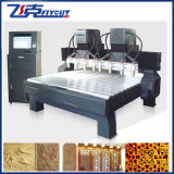 CNC Router Machinery Eight Heads for Wood Furniture Engraver