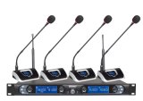 High Quality Wireless Conference Microphones, One Receiver with Four Transmitter, Suitable for Conference, Meeting Rooms