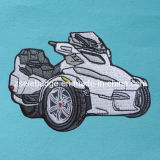 Custom Motorcycle Embroidery Patch for Ornaments