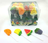 15g Fresh Fruits Shape Handmade Lollipop Candy