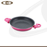 Binaural Pink Non-Stick Frying Pan