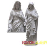 Marble Jesus Sculpture with Sacred Heart (XMJ-FG25)