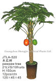 Artificial Papaya Bonsai Tree (with lifelike fruits)