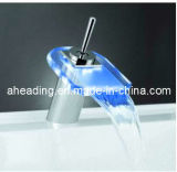 Glass LED Basin Faucet