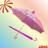 19inch Straight Carton Print Umbrella for Kid