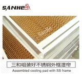 Stainless Steel Frame Cooling Pad Wall-Lee