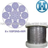 Point Line Contacted Steel Wire Rope 8X103fsns+Iwr