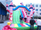 Inflatable Slide in Amusement Park