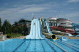 Water Theme Park Long Rail Fiberglass Slide