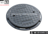 En124 Plastic Sewer Cover / FRP Reinforced Plastic Manhole Cover/ Compound Manhole Lid