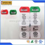 Extra Strong Round Adhesive Multi Fold Label