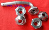 Automotive Oil Pipe Aluminum CNC Turning Lathe Nut Part (P. U. TCNC0005)