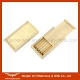 Wooden Color Pencil in a Wooden Box for Promotion (VMP027)