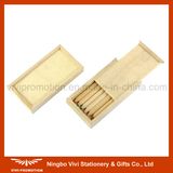 Wooden Color Pencil in a Wooden Box for Promotion (VMP027)