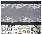 Stretch Spandex Jacquard 8'' Stretch Lace	 K6957