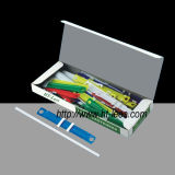 Hot Selling Colorful Cheap Plastic Paper File Fastener (PF10012)