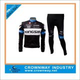 Men's Sublimation Printing Coolmax Long Sleeve Cycling Jersey / Cycling Wear
