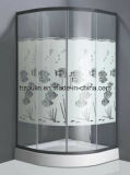Tempered Glass Shower Room with Fish Design (E-01 fish design)