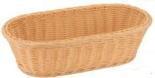 Oval Poly-Rattan Basket for Home and Restaurant (64003)