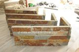 China Natural Rusty Slate Ledgestone Corner for Building