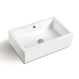 Factory Selling Bathroom Ceramic Cabinet Wash Sink with Cupc (ST-235)