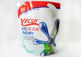 Detergent Stand up Pouch with Spout, Side Handle, Personal Care Product Packaging Bags