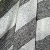 Linen Knitting Stripe Fabric for T-Shirt (QF14-1545-BS)