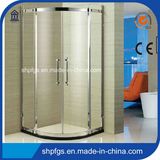 Simple Shower Room with Tempered Glass