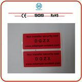 Security Tamper Proof Label Zx23s
