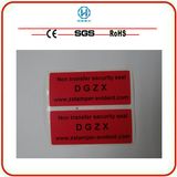 Security Tamper Proof Label Zx23s