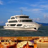 49.8m Steel /Fiberglass Luxury Cruise Ships for Sale