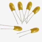 2015 Hot Sale Yellow Radial Tantalum Capacitor