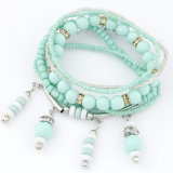 Spring and Summer Fashion Hand-Woven Drops Multilayer Bracelet