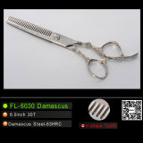 Hair Thinning Scissors with Flower Engraved Handle (FL-6030)