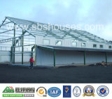 H Steel Beam/Column/Square Tube Insulated Panel House/Building